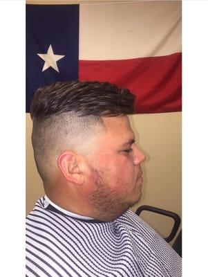 Gentlemen's fade and style by Roberta