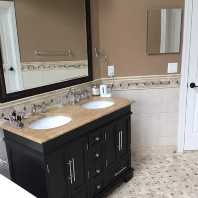 Complete bathroom renovation to a master en suite