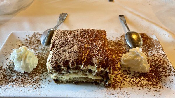 Tiramisu was excellent!