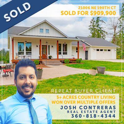 Repeat Buyer Client Won Over Multiple Offers Luxury Homes