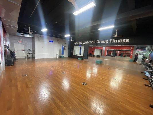 Group fitness room