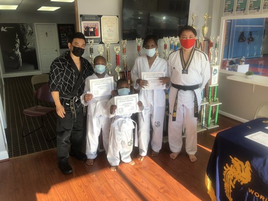 This was our white belt ceremony