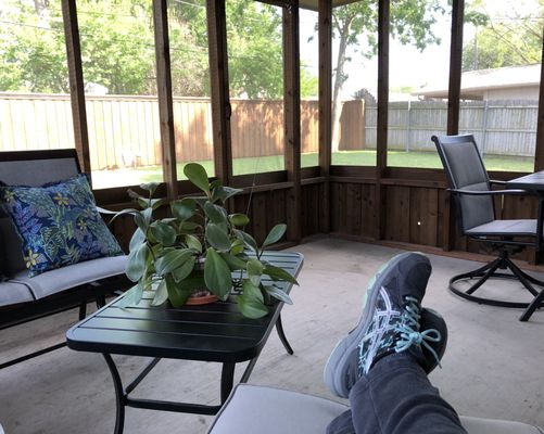 screened in porch