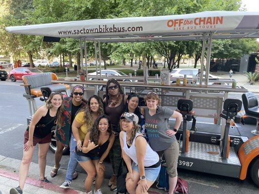 Off the Chain Bike Bus Tour