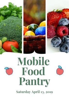 Mobile Food Pantry is every 2nd Saturday of the month.  Visit our website to sign up and volunteer.