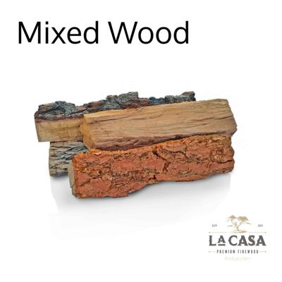 This mix easily burns and produces large flames. It also has the power for sustained heat due to our guaranteed perfectly seasoned woods.