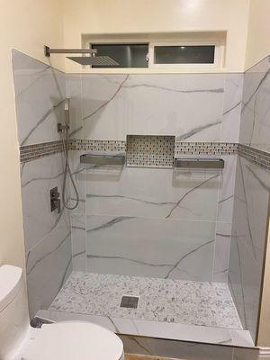 After bathroom remodel