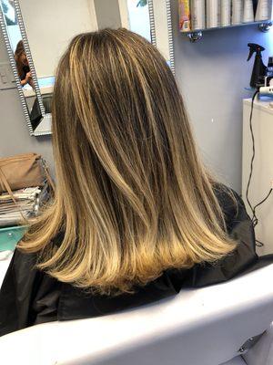 Low maintenance balayage