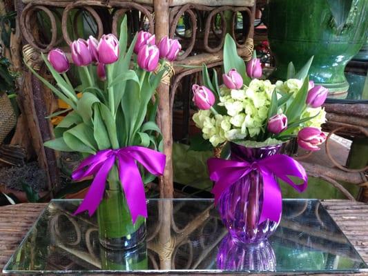 Purple Passion
 Shop all our tulip looks at: https://leprintemps.com/washington-florist-flower-delivery/flower/tulips/