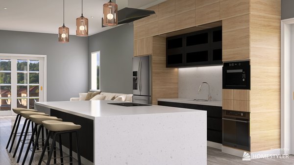 Kitchen render pre-project