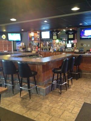 Totally remodeled bar and dining room