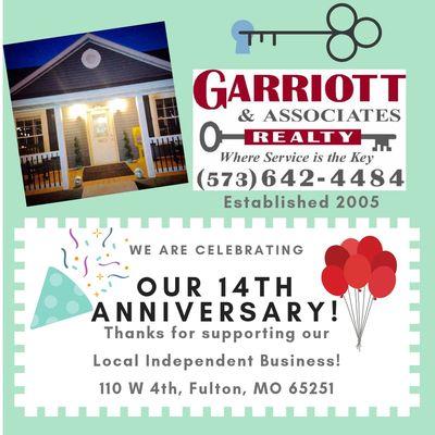 Celebrating our 14th Year in 2019! Established 2005!