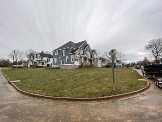 After Finished sod installation