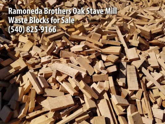 we sell oak waste blocks