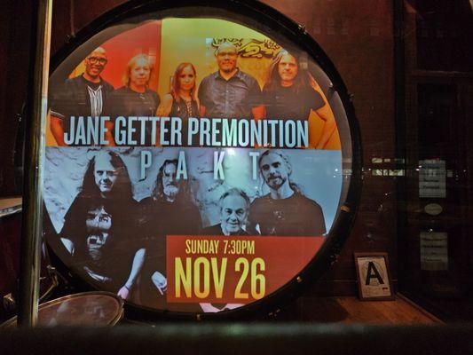 PAKT, with opening band Jane Getter Premonition...