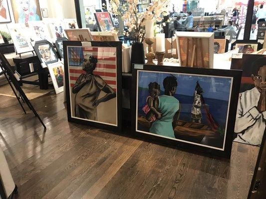 More art for sale in store.