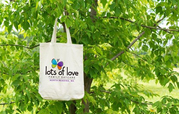 Lots of Love Daycare - Full Color Tote Bag Imprint