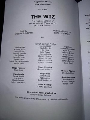 Cast & Crew of THE WIZ