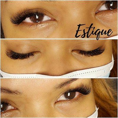 Glam Volume eyelash extensions