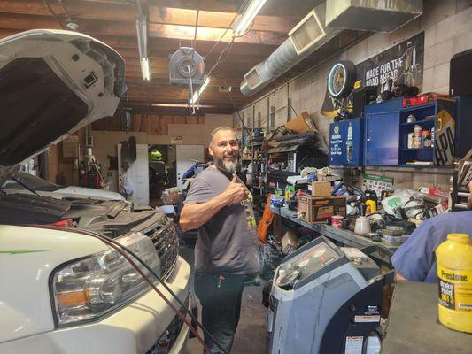 If you're looking for someone to take care of your automobile, Viking Automotive is the place. Come see Ernesto.