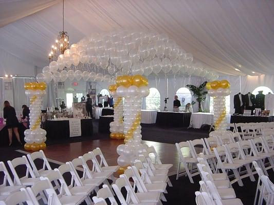 We offer event decorating, venues and balloon decorating