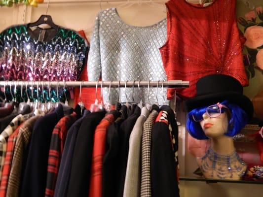 Plaid jackets, sequins and a top hat for your holiday needs