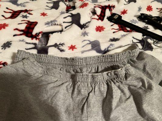 Bottom pair of shorts shows their crappy workmanship for $10