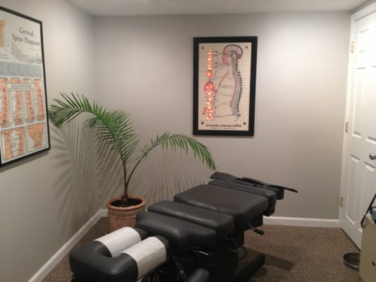 One of Bergman Chiropractic's treatment rooms