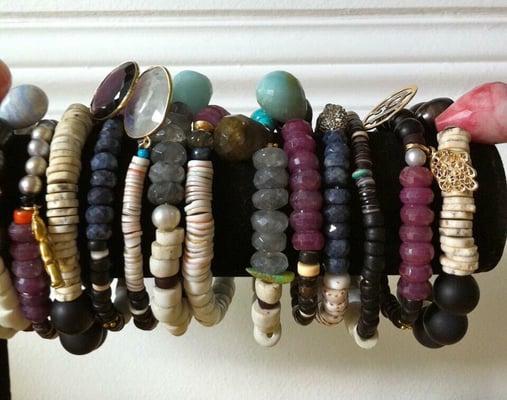 Bracelates multi colored stones