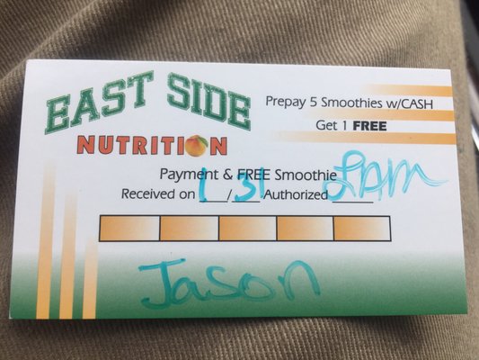 $35 for 6 six smoothie or energy drink