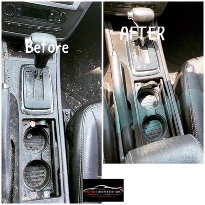 Satisfying Before and After Cup holder pics