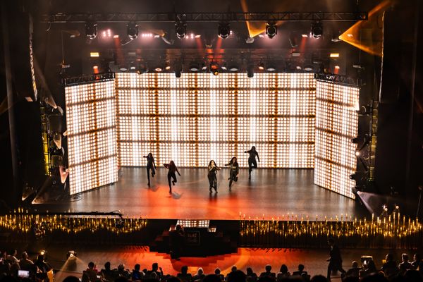 Our massive LED Video Walls are available for rent onsite or in our studio. This was at Capital One Hall in Tysons Corner, Virginia.