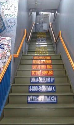 The infamous stairs