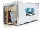 Keep your belongings dry and secure with an 8x8x12 or 8x8x16 foot UNITS mobile storage container.