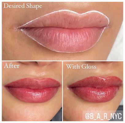 Permanent Lip Blush