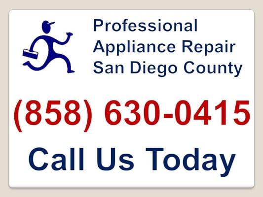 Professional Appliance Repair in San Diego County