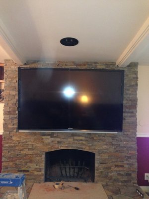 80" with recessed audio surround