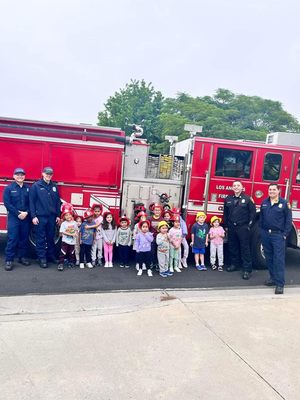 Firefighters visit