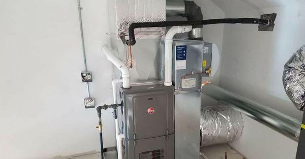 95% 70,000 BTUs Furnace with a 3 ton condenser