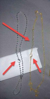 a 99 cent extender chain on a chain? those clasps