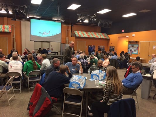 Men Alive: Mondays Chili Cook-Off with over 100 guys and gals in attendance on March 2, 2015