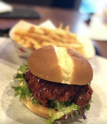 Sweet & Spicy Fried Chicken Sandwich