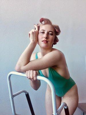 Retro Bathing Beauty with a Modern Twist