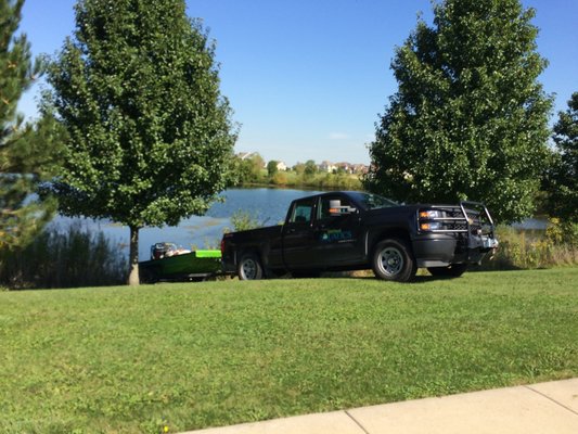 Treating ponds both large and small.