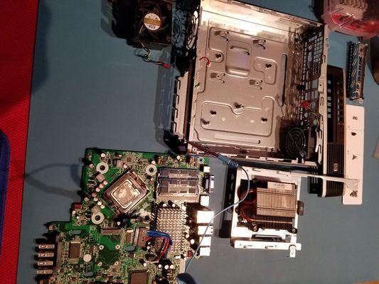 Replacing a motherboard