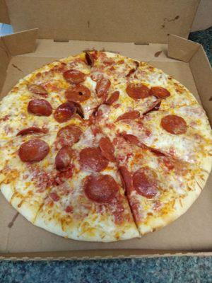 Large Pepperoni Pie $5.55 + tax