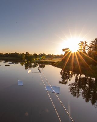 A beautiful sunrise at Levings Park.