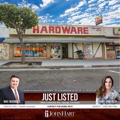 For Sale - Business and Property - 2296 Commerce ave Tujunga Ca