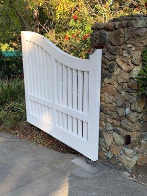 Beautiful custom gates by Creative Gates