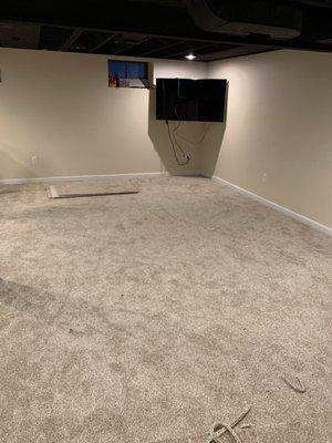 Basement room